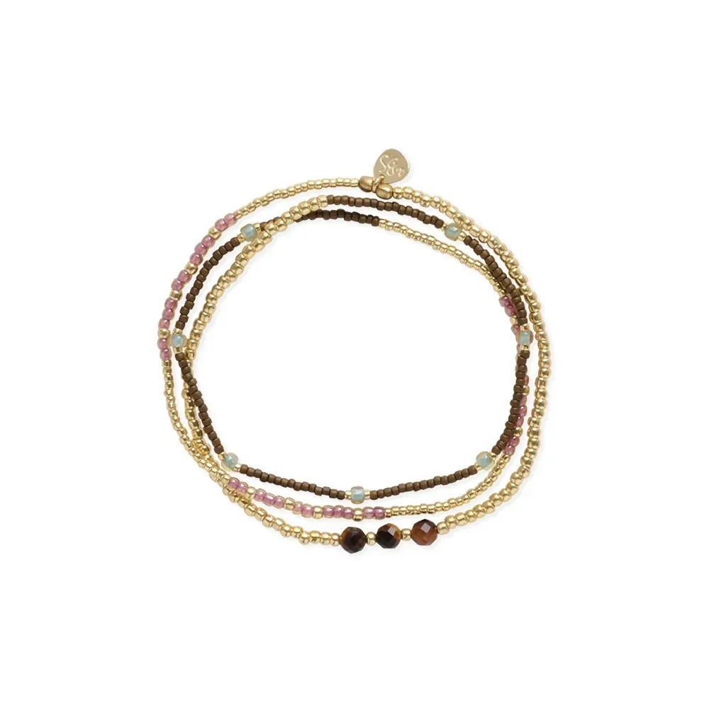 A beautiful story Balanced tijgeroog armband