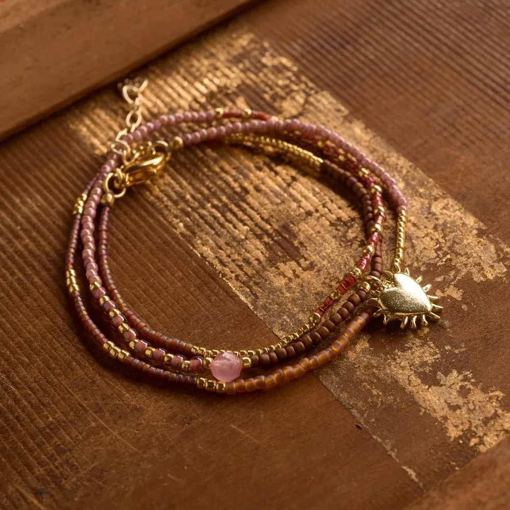 A beautiful story Adventurous rozenkwarts ketting