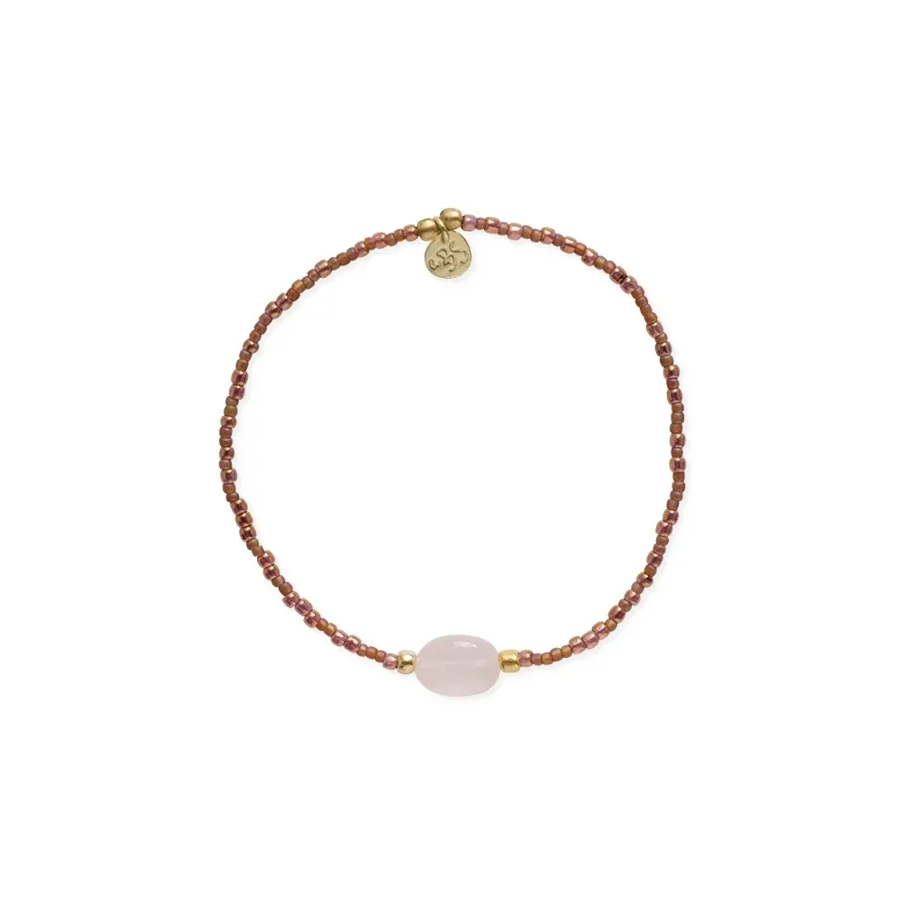 A beautiful story Unwritten rozenkwarts armband