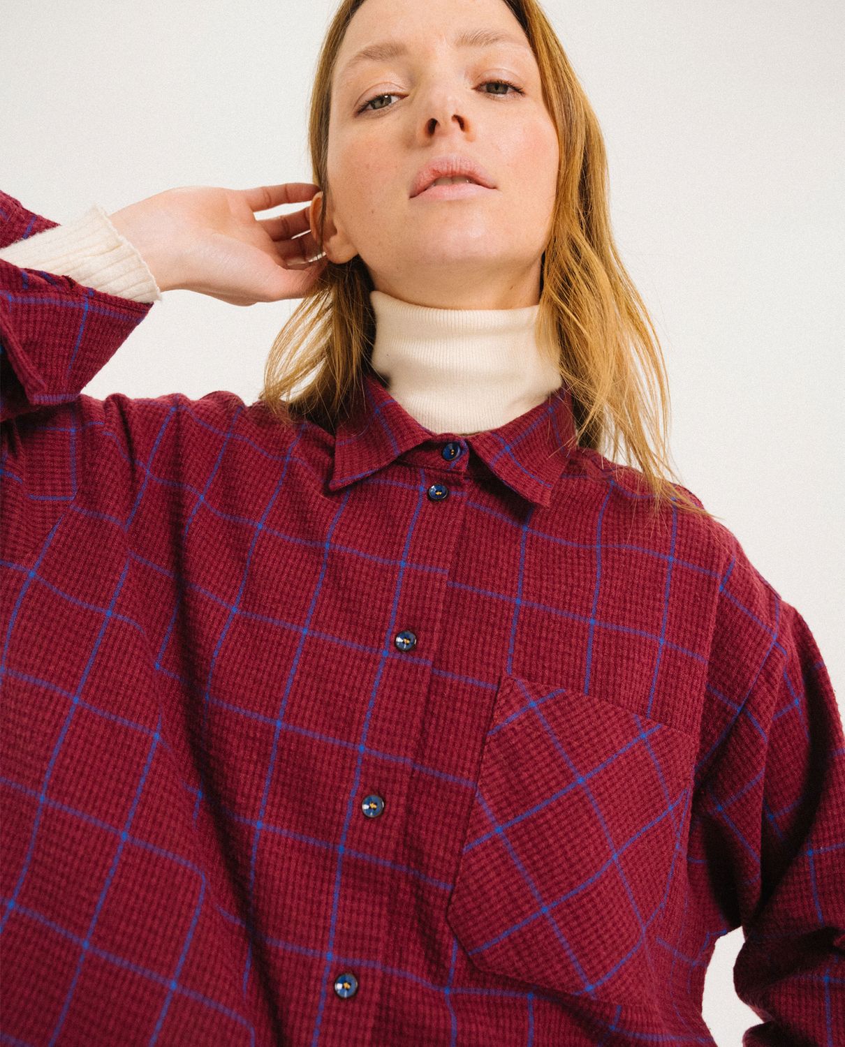 Tinsels Usk dreamers chemise - wine