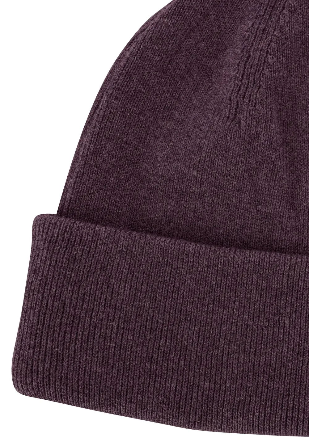 Mela Fine knit beanie - elderberry blend