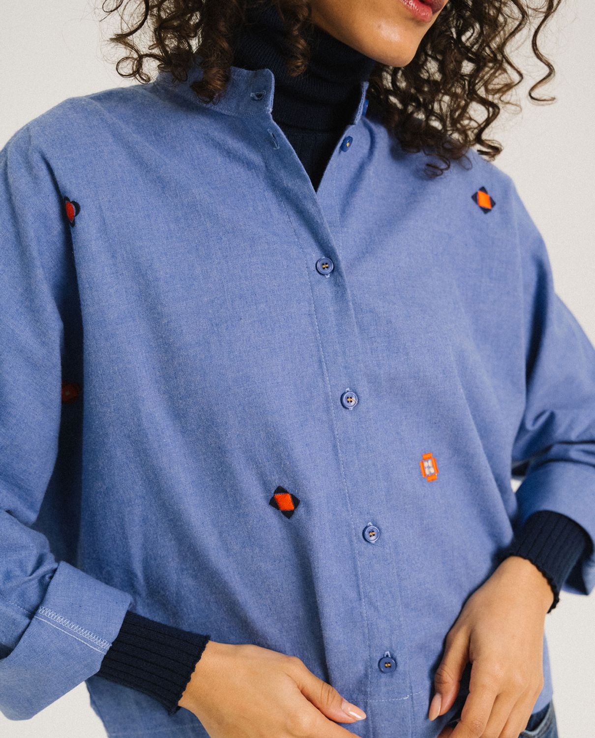 Tinsels blouse francisco - ocean