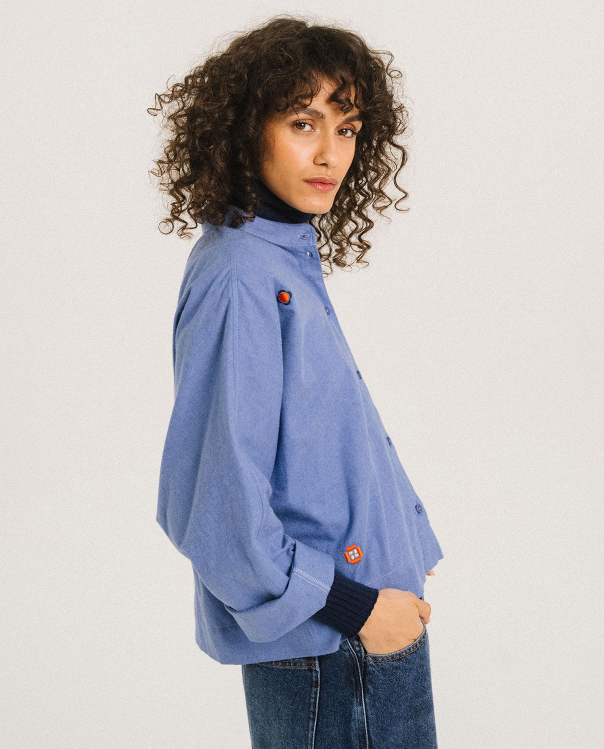 Tinsels blouse francisco - ocean