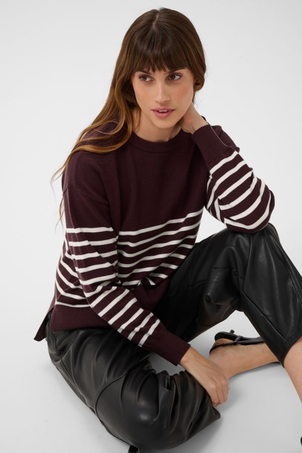 Kaffe Limone pullover knit - fudge