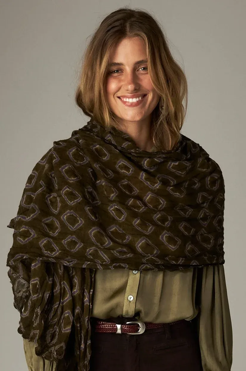 Maison hotel Funky scarf - khaki