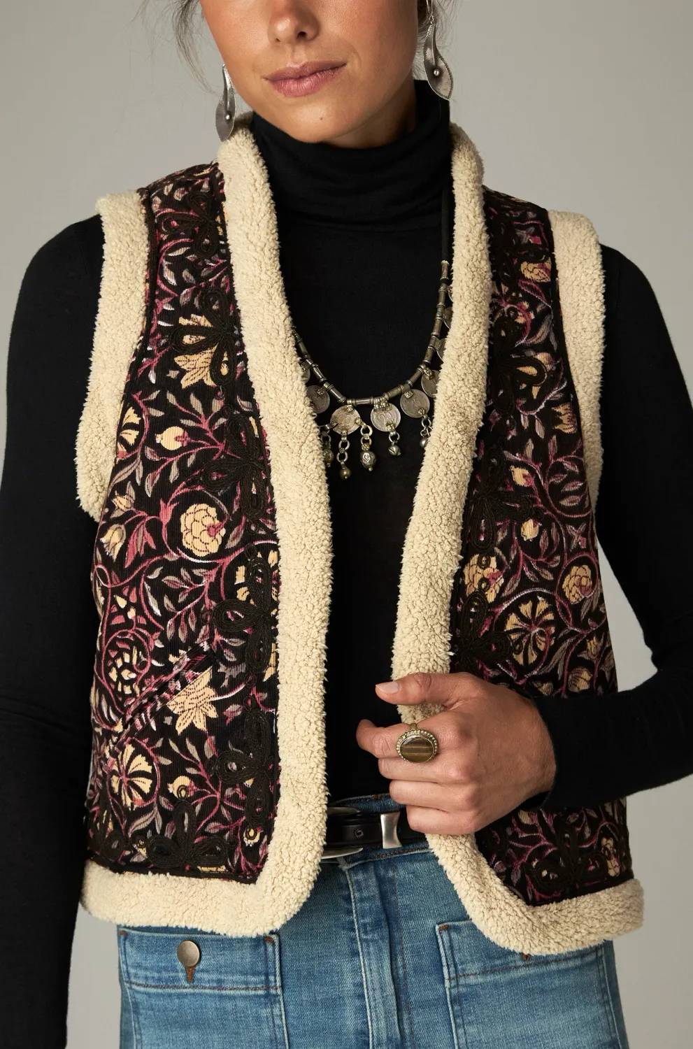 Maison hotel Juno vest - ruby noir