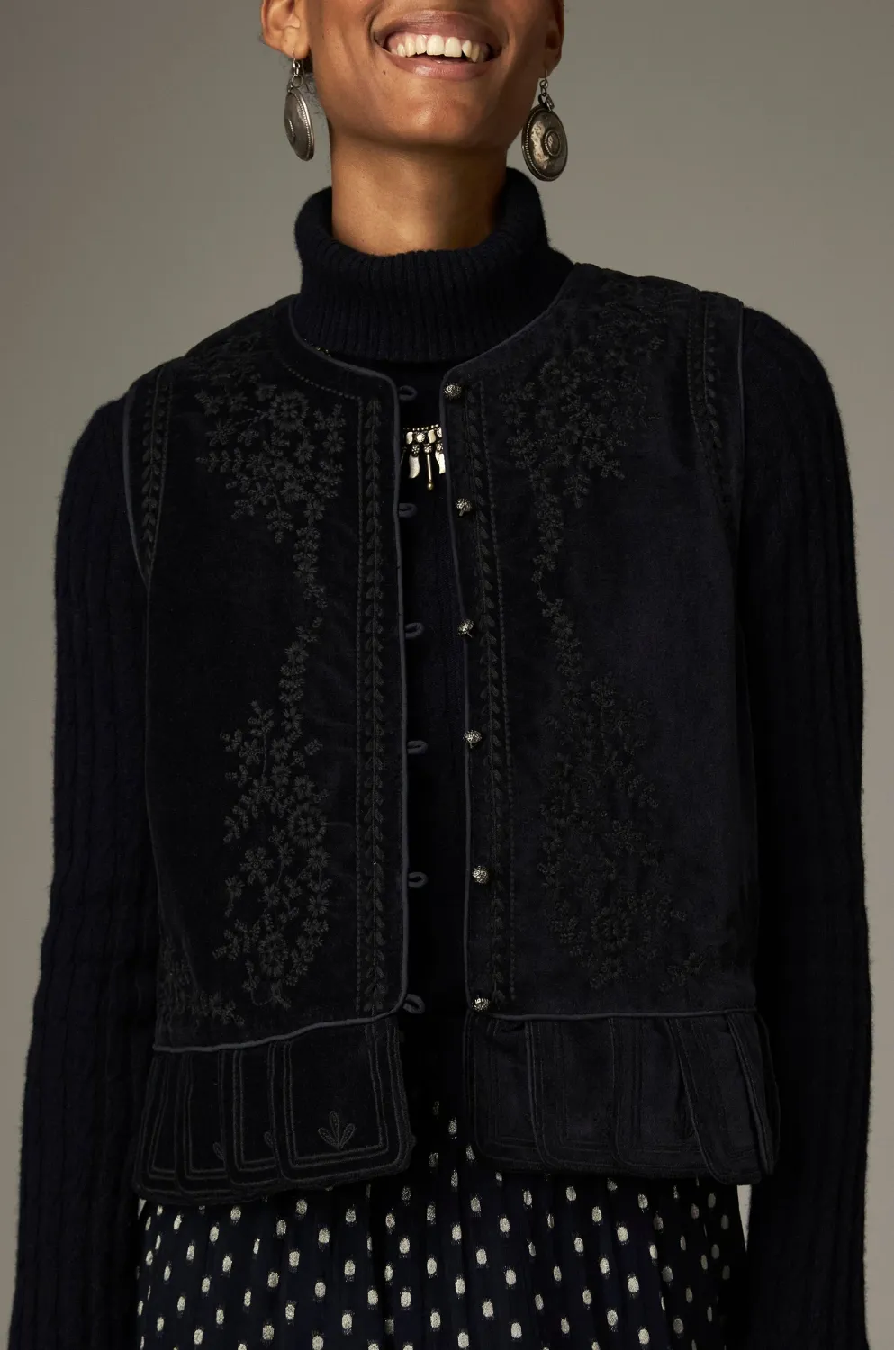 Maison hotel Bob veste - blue velvet