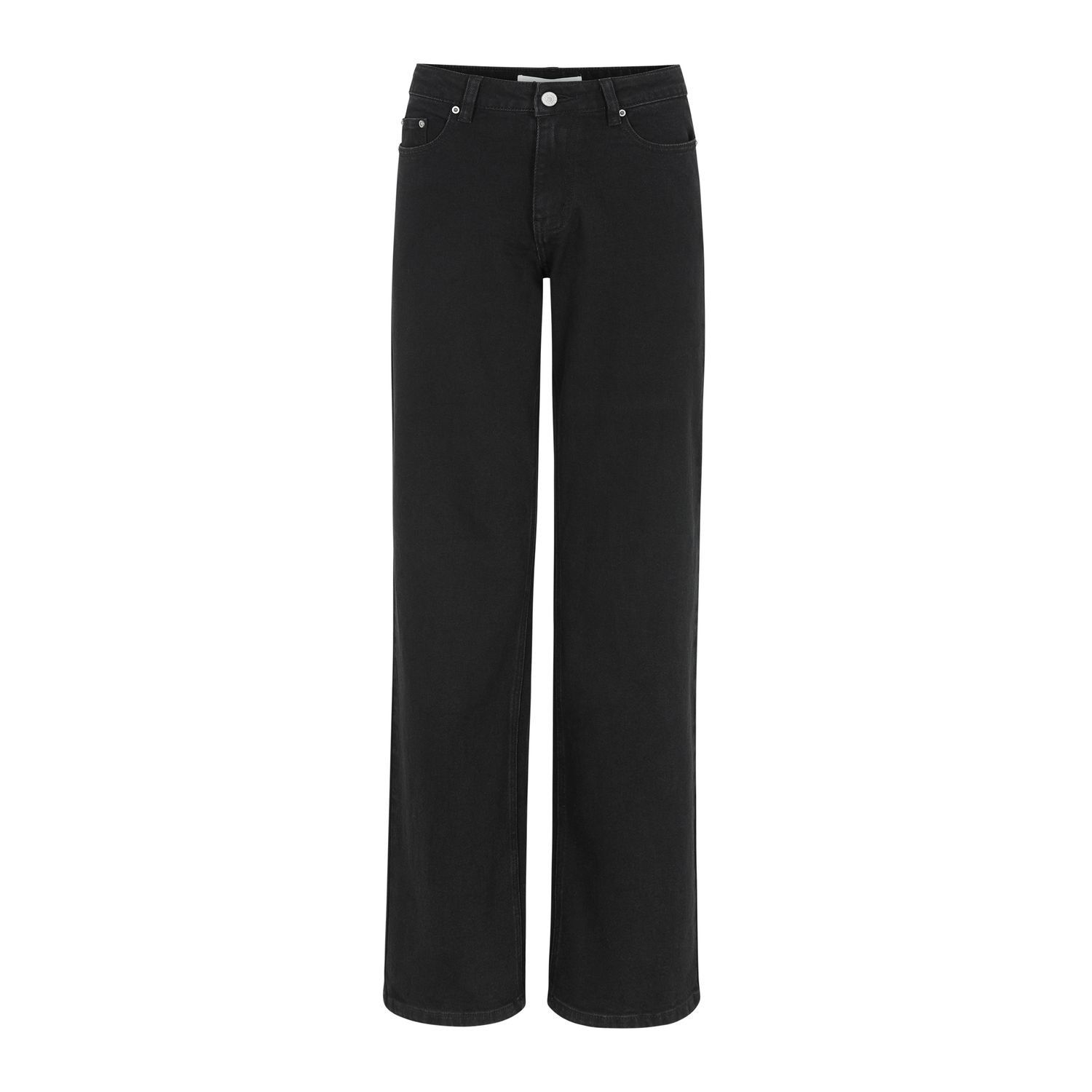 Soft Rebels Willa midwaist wide jeans - black