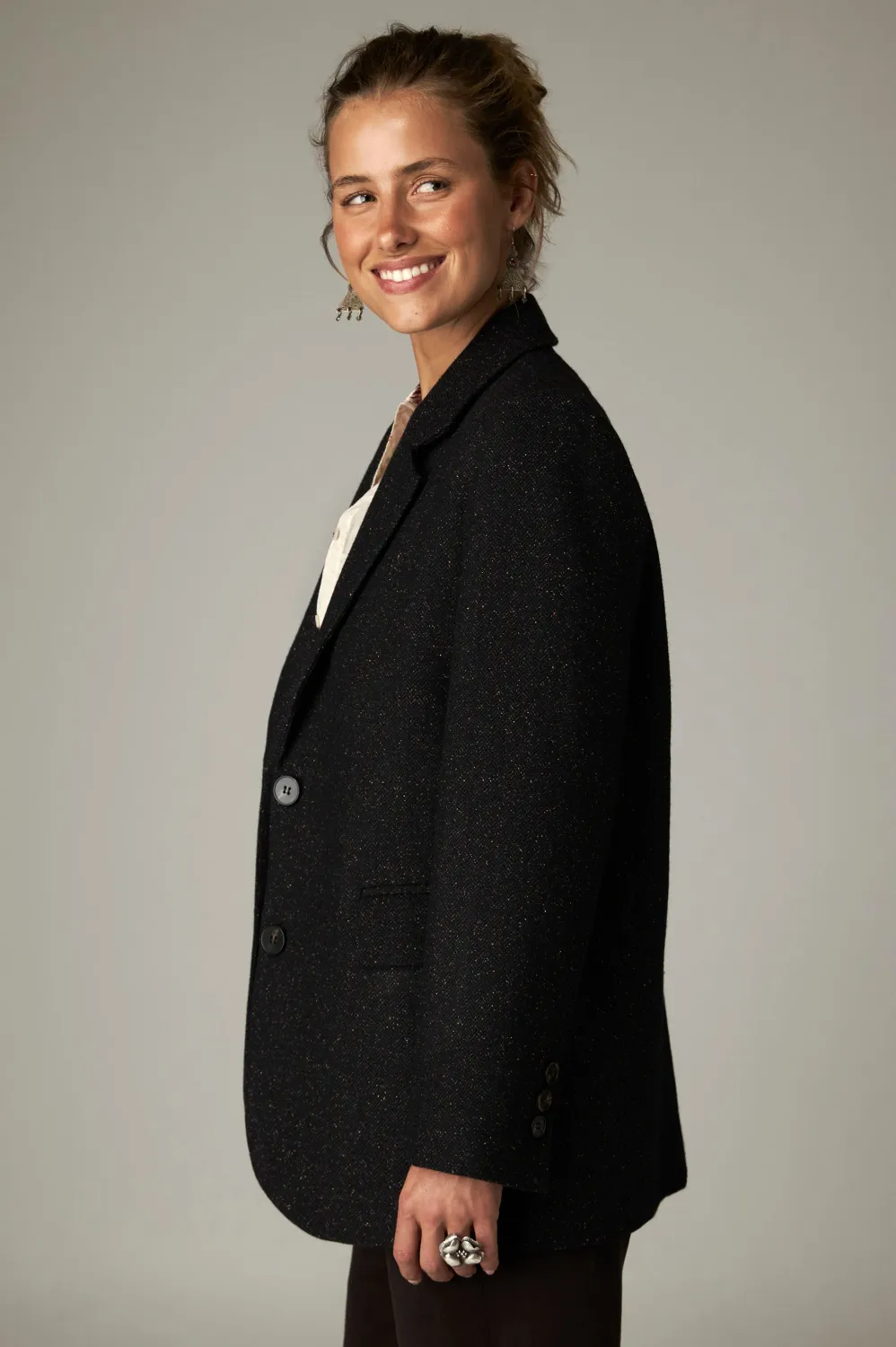 Maison hotel Camaron blazer - stardust tweed