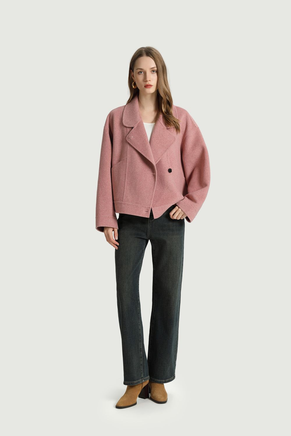The Korner Elle mantel - pink