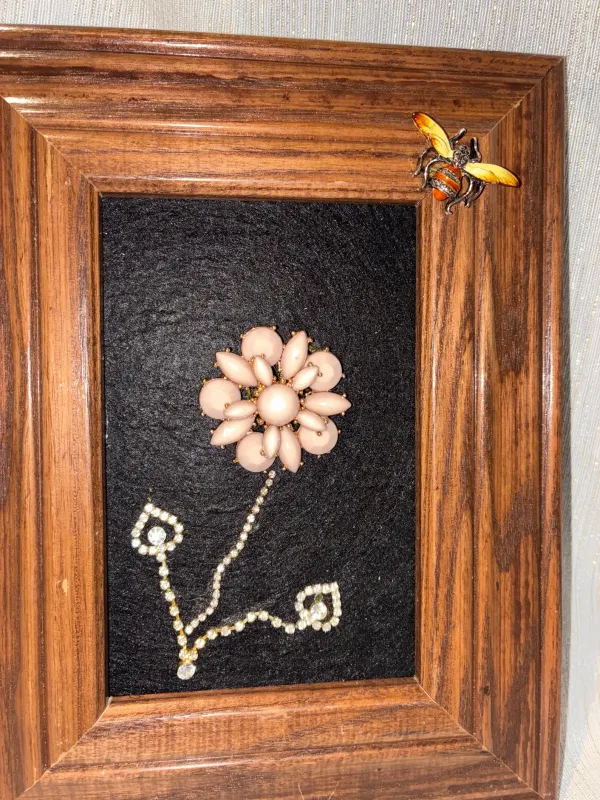 Adorable Framed Flower Art