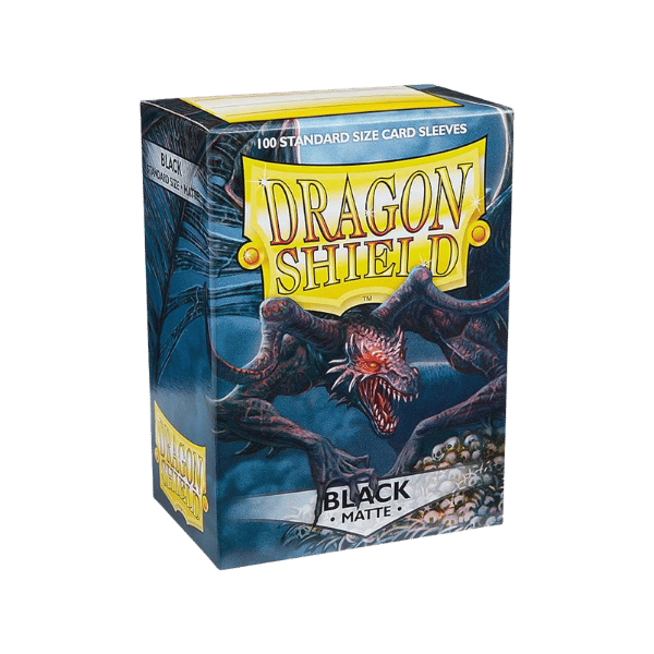 Dragon Shield Standard Sleeves – Matte Black