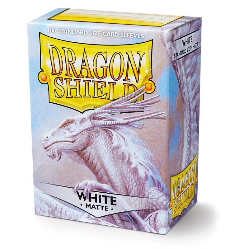 Dragon Shield Standard Sleeves – Matte White