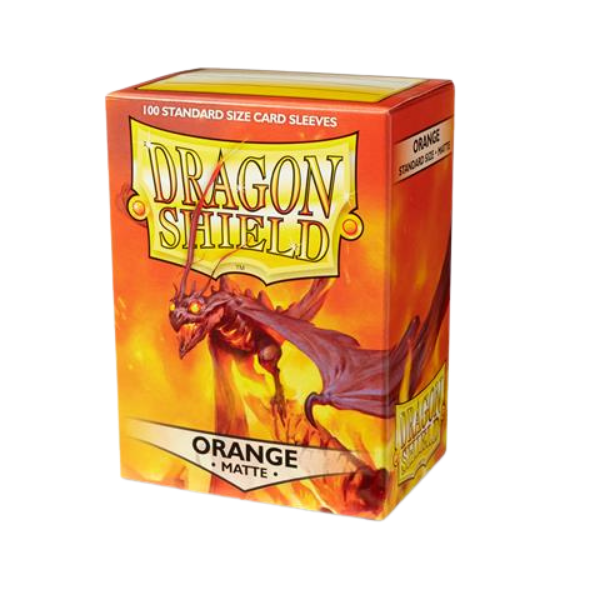 Dragon Shield Standard Sleeves – Matte Orange