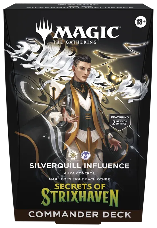 Secrets of Strixhaven Commander Deck -  Silverquill Influence | Magic: The Gathering