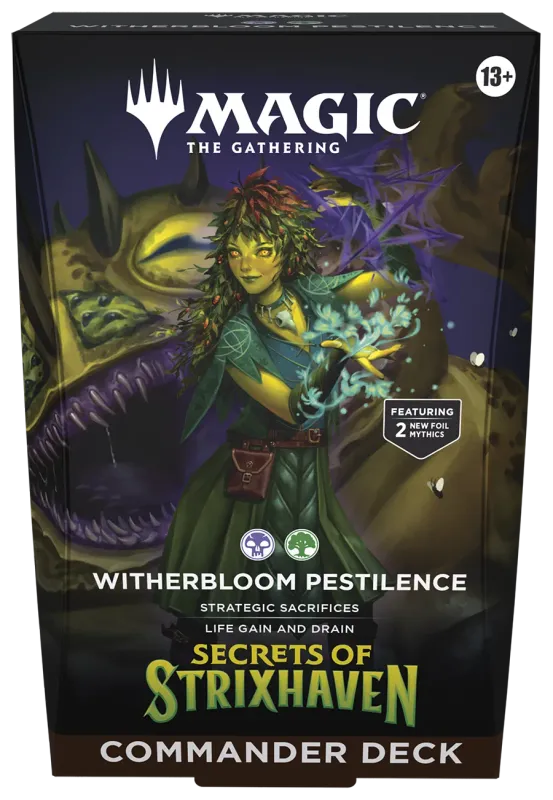 Secrets of Strixhaven Commander Deck - Witherbloom Pestilence | Magic: The Gathering