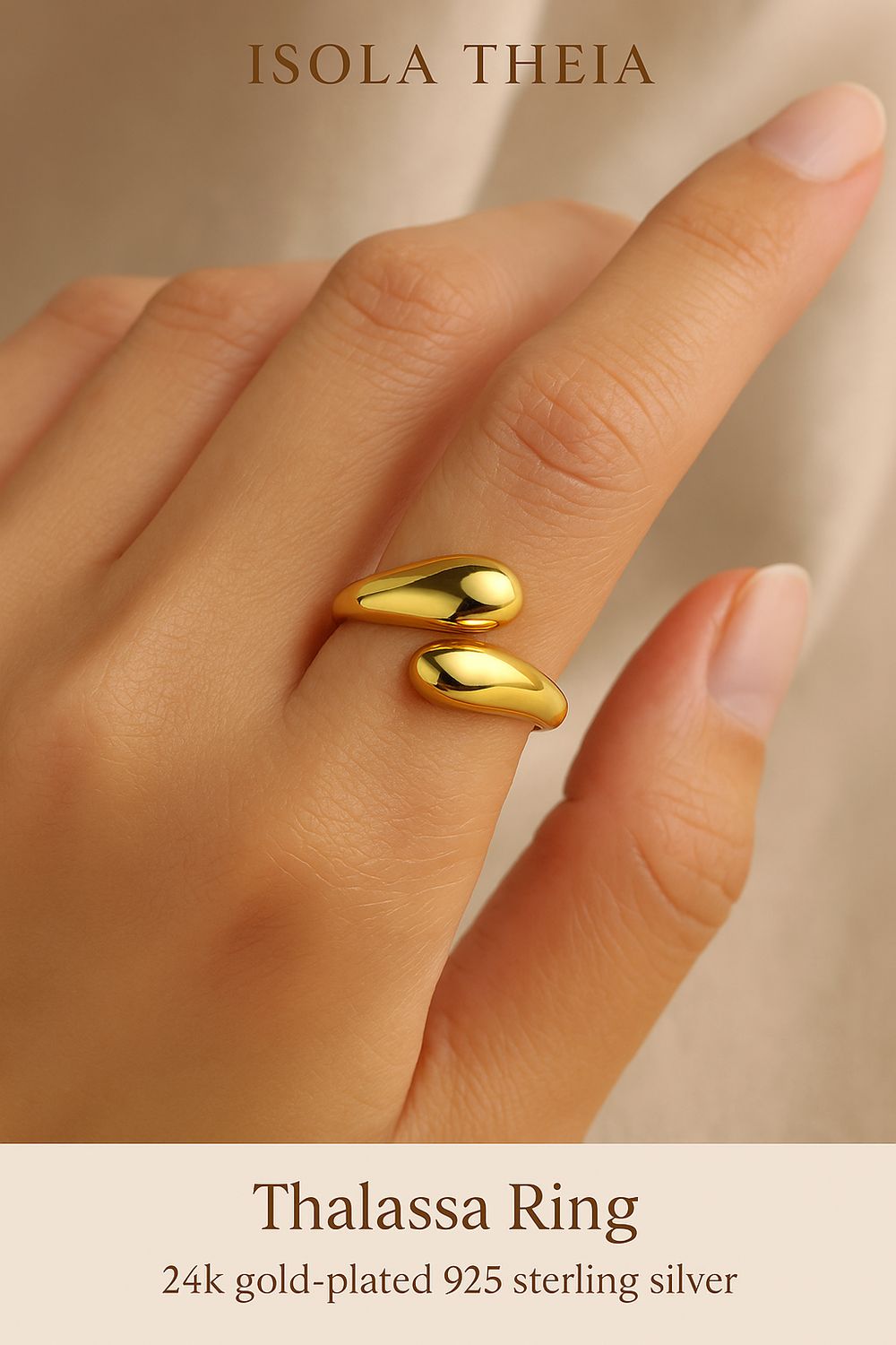 Thalassa Ring Vermeil