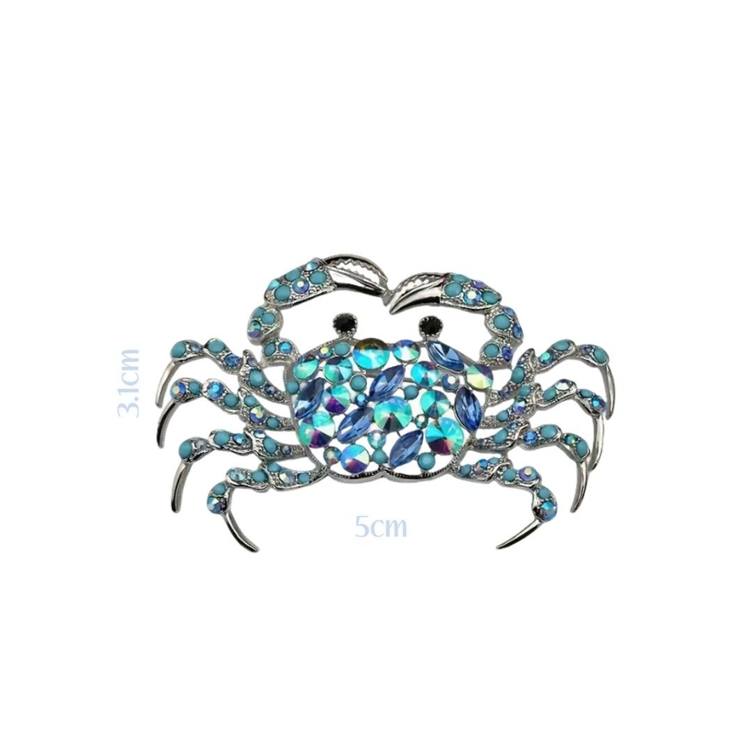 The Capri Crab brooch