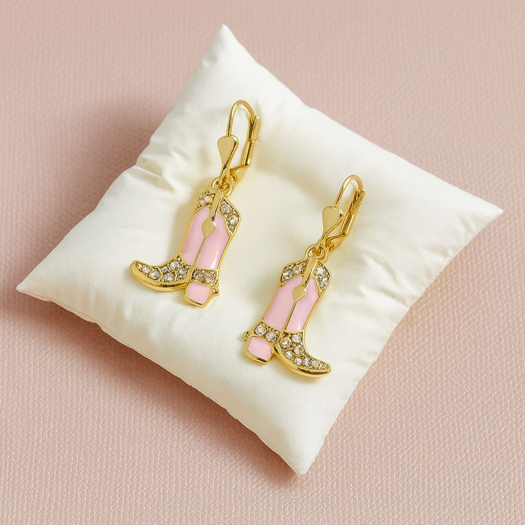 Golden Rodeo Charm Earrings