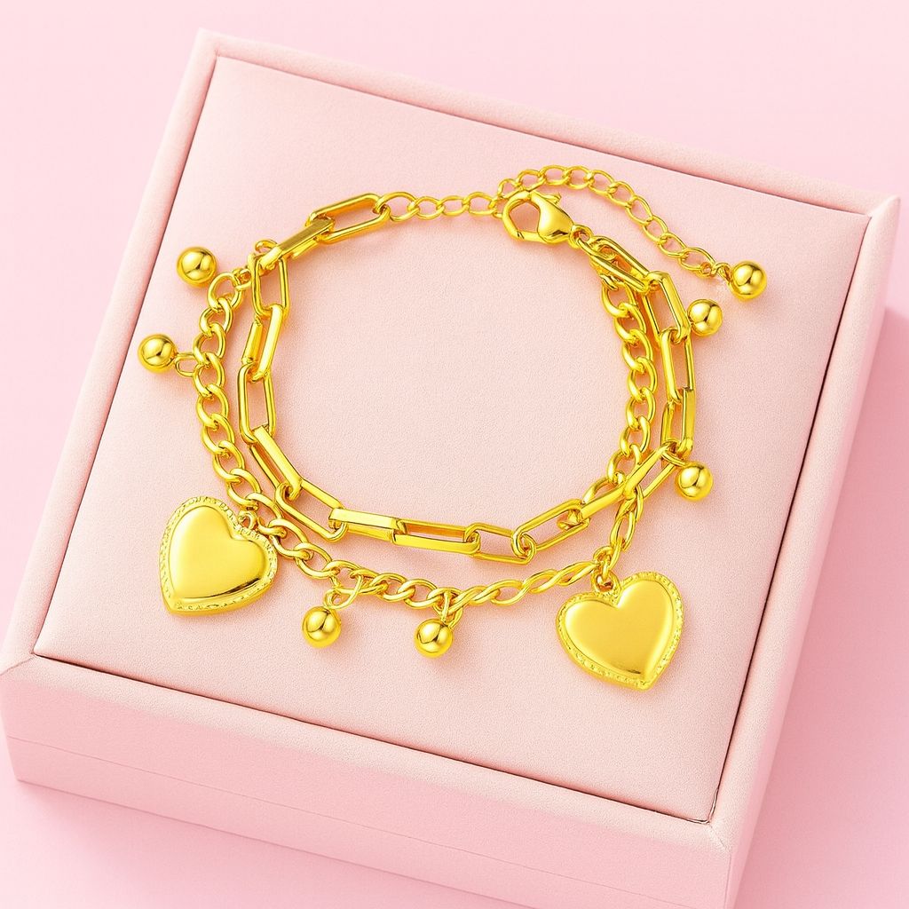 Celestia Heart Bracelet