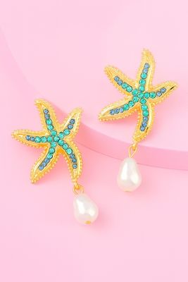 Blue Tides Drop Earrings