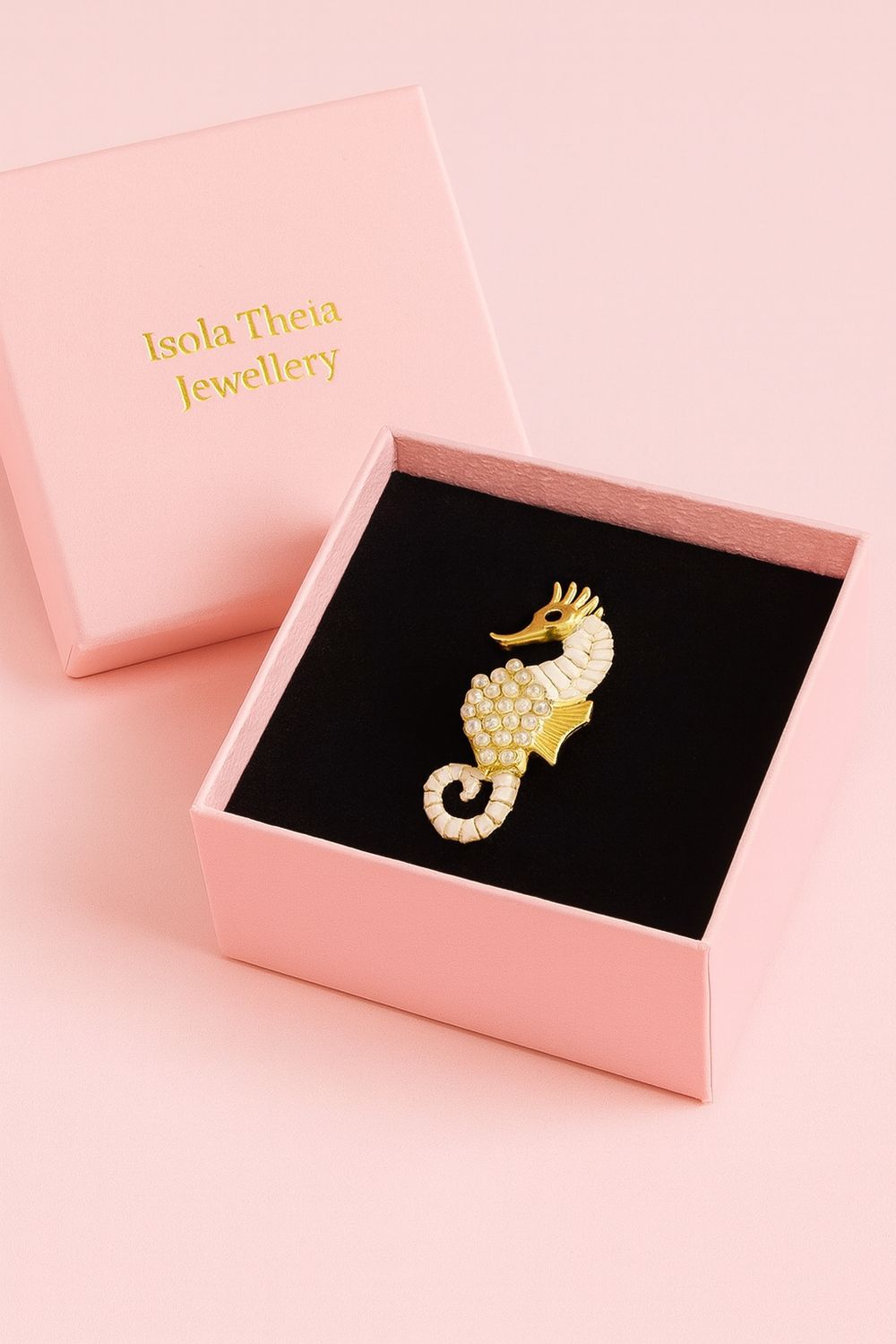 Corinthian Seahorse brooch