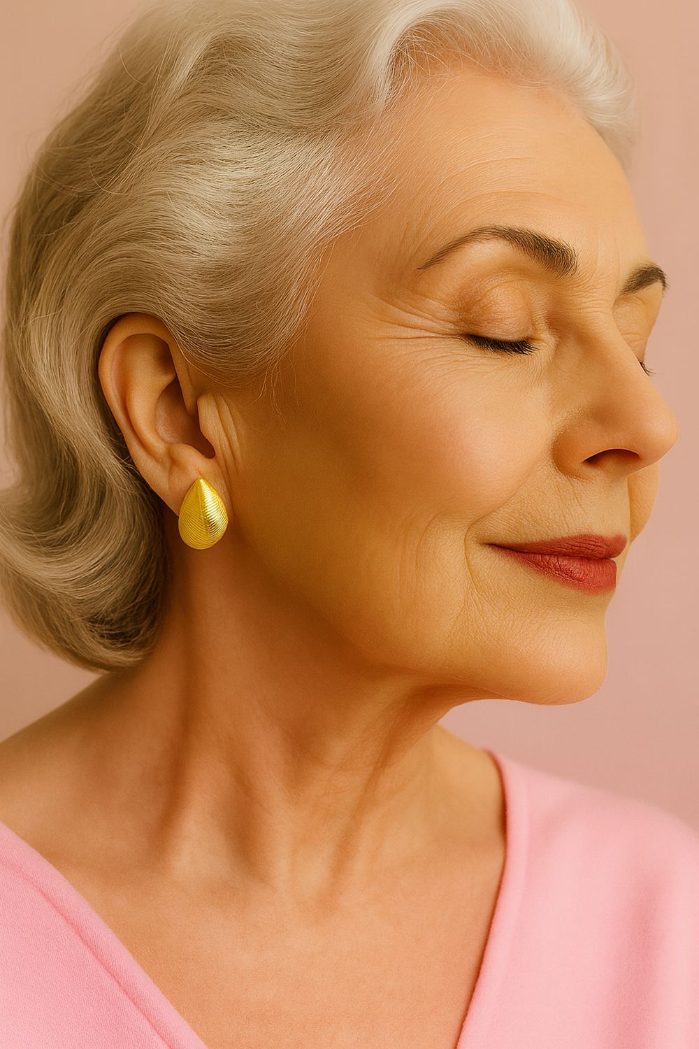 Golden Clamshell Earrings