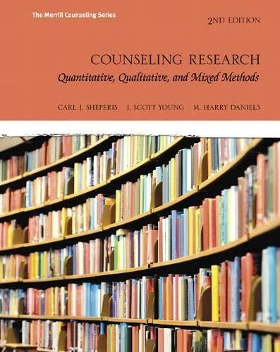Counseling Research: Quantitative, Qualitative, and Mixed Methods (Merrill Counseling) 2nd Edition