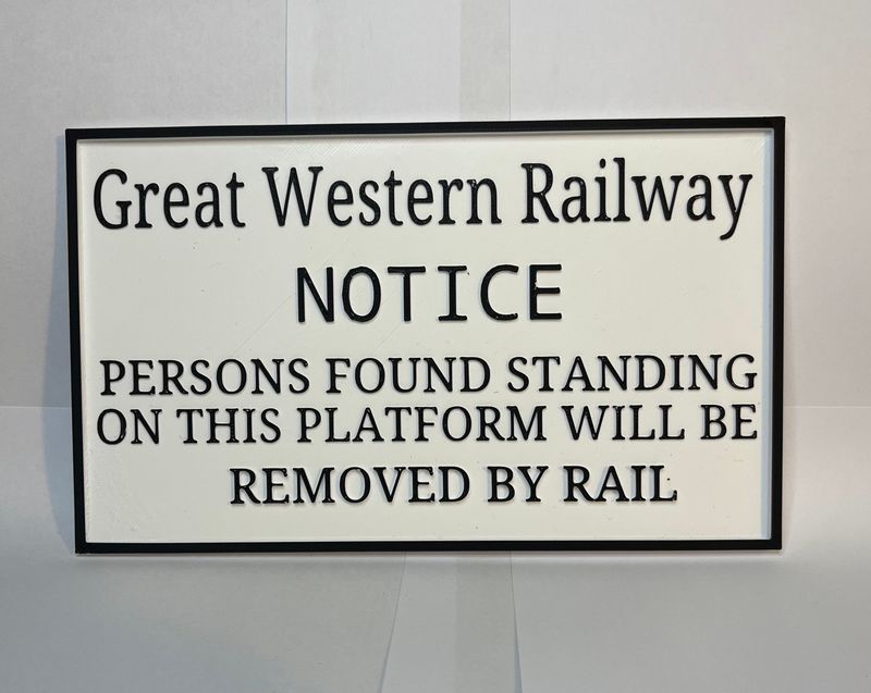 Great Western Fun Plate Sign