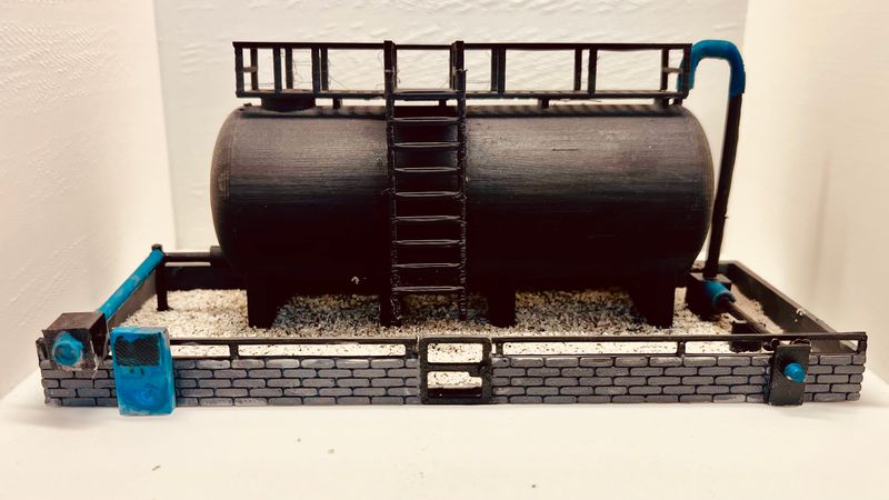 Fuel Storage Tank 135mm with Bund