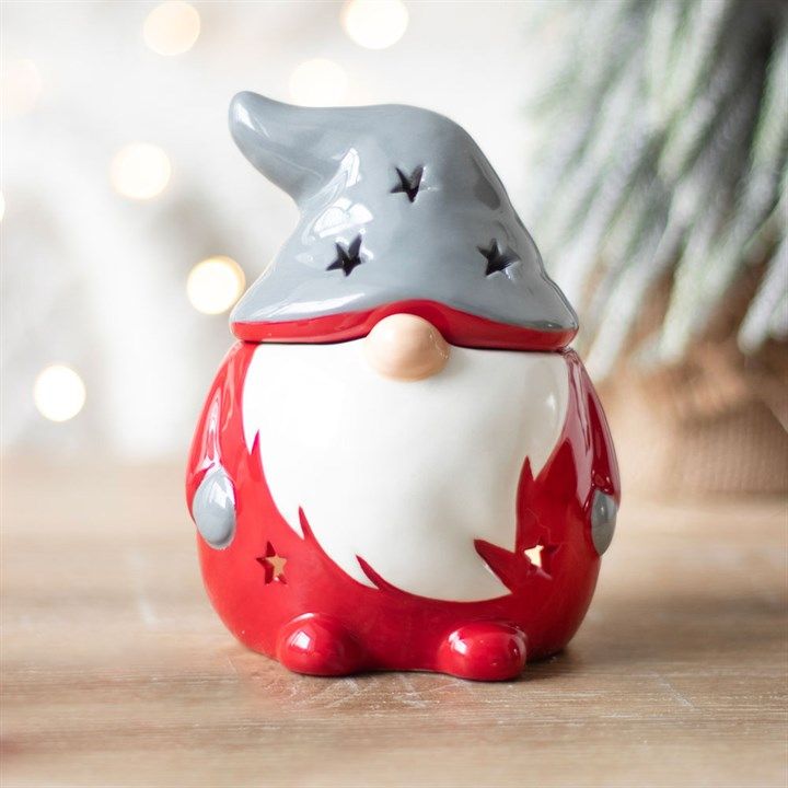 Red and Grey Gonk Oil Burner
