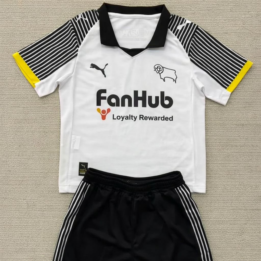 2025-2026 Derby County F.C Home Kit