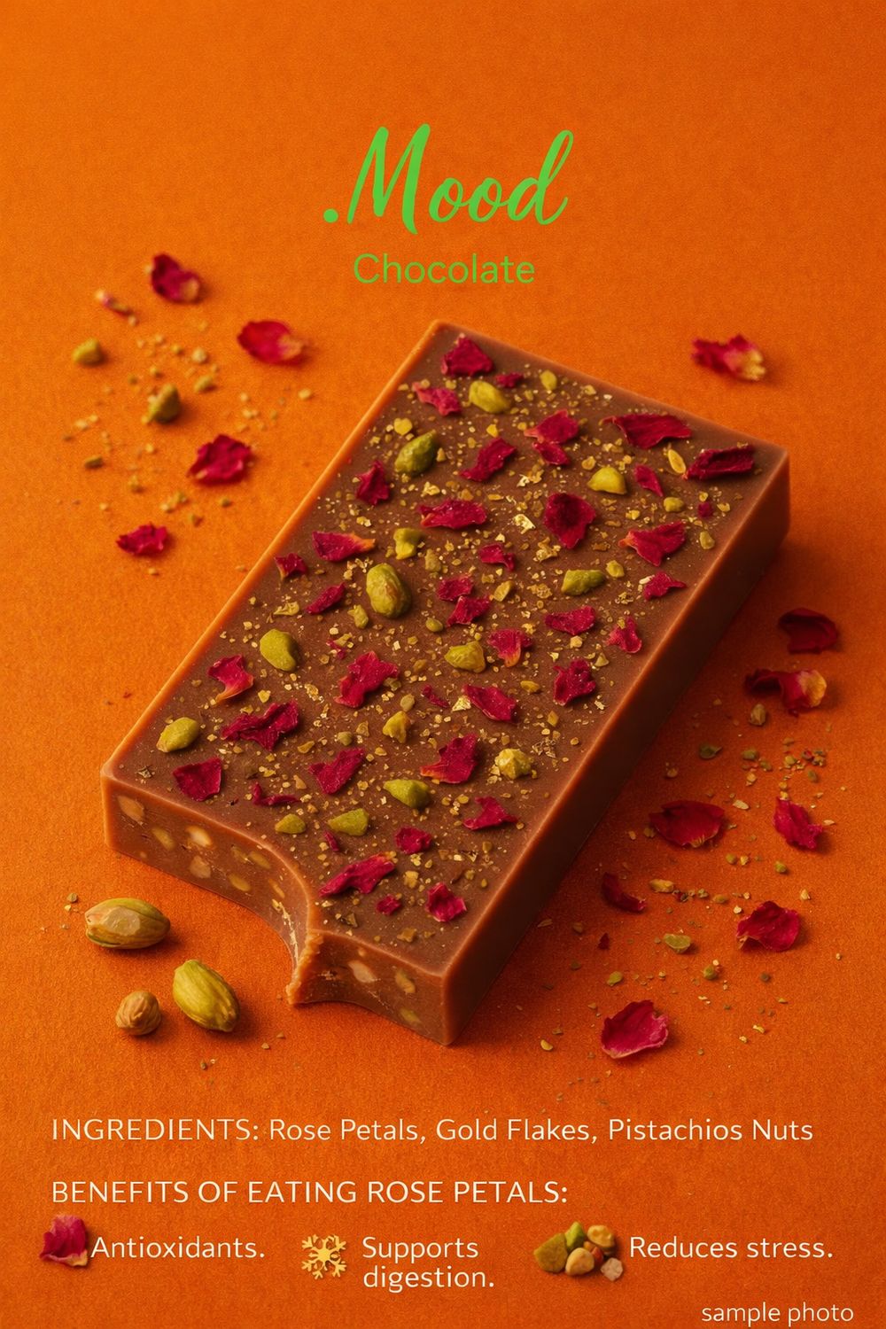 (1) Pistachio Rose Gold Bar