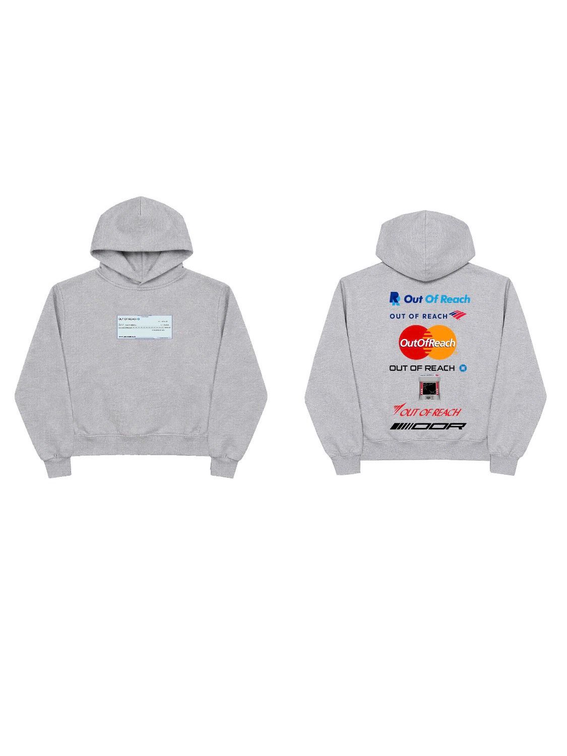 BANK LOG HOODIE (GREY)