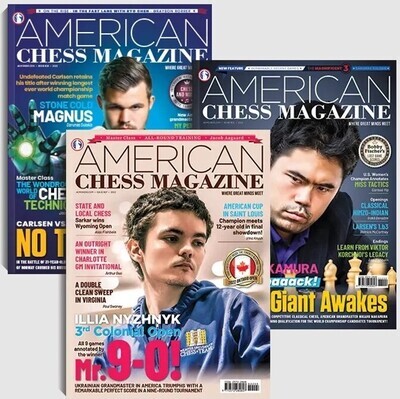 AMERICAN CHESS MAGAZINE - Any 3 Issues