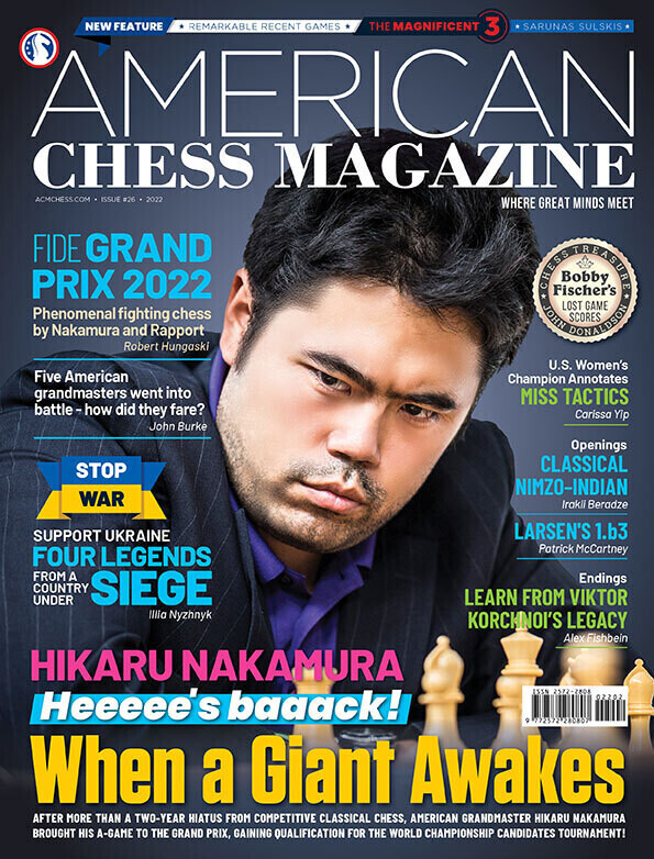 AMERICAN CHESS MAGAZINE 26 - Hikaru Nakamura