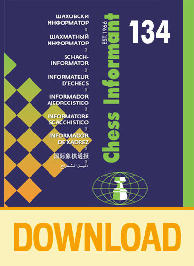 Chess Informant 134 - DOWNLOAD VERSION