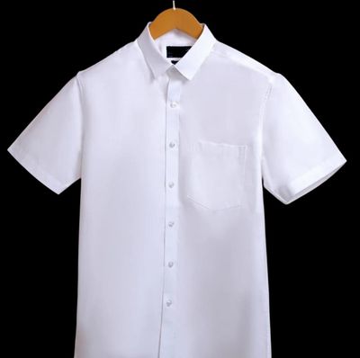 White Shirt Half Sleeve