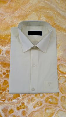 Cream Shirt Half Sleeve
