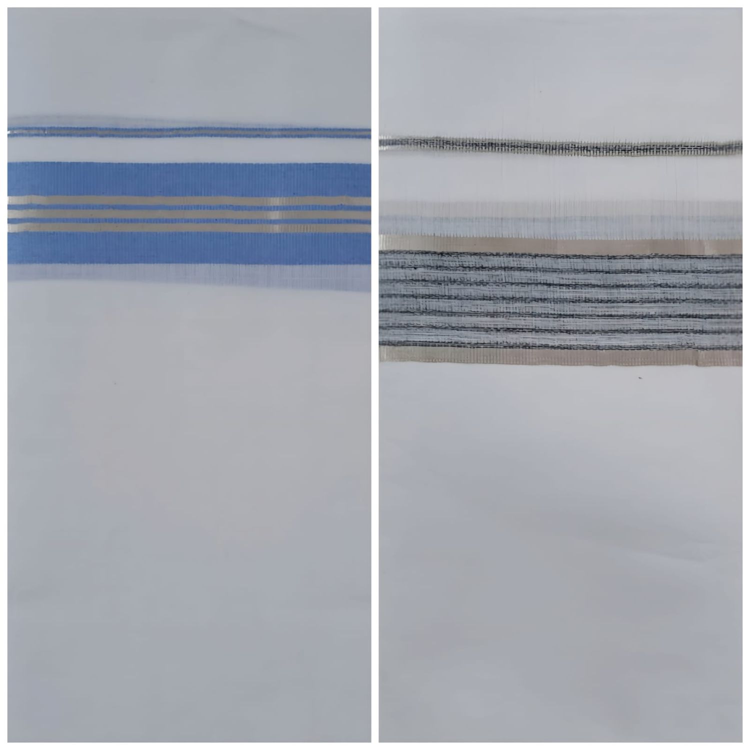 LUX 1+1 DHOTI BLUE GREY COMBO