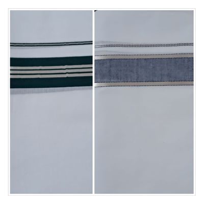 LUX 1+1 DHOTI GREEN GREY COMBO