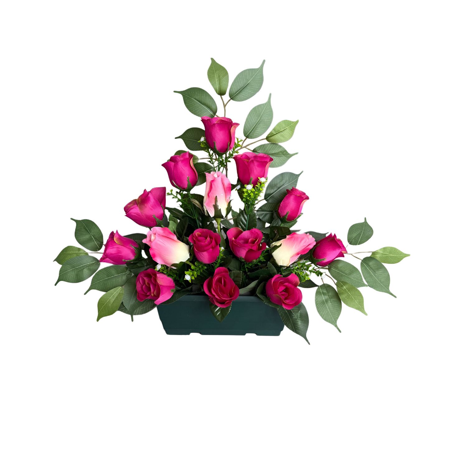 Composition artificielle triangulaire magenta / rose pâle Composition artificielle triangulaire magenta / rose pâle