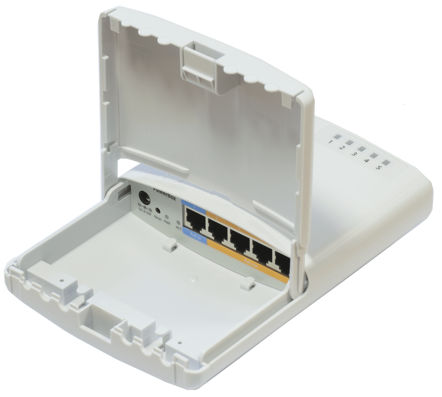 MikroTik PowerBox - Outdoor PoE Router with 5 10/100 ports