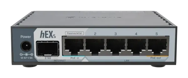 MikroTik hEX S 5-Port Gigabit SFP Router | RBE60iUGS