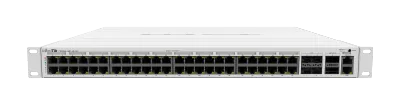MikroTik CRS354-48P-4S+2Q+RM - 750W, 48 POE 1Gb, 4X SFP+, 2X QSFP+