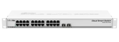 MikroTik Smart Switch 24 Port Gigabit  2 SFP+ | CSS326-24G-2S+RM