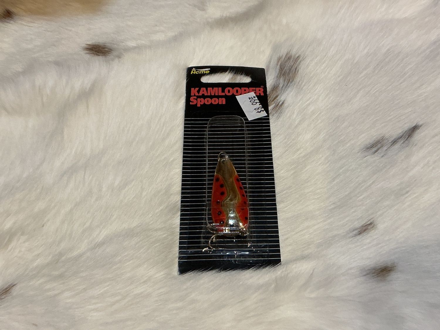 Acme Kamlooper Spoon, Color: Red/Gold