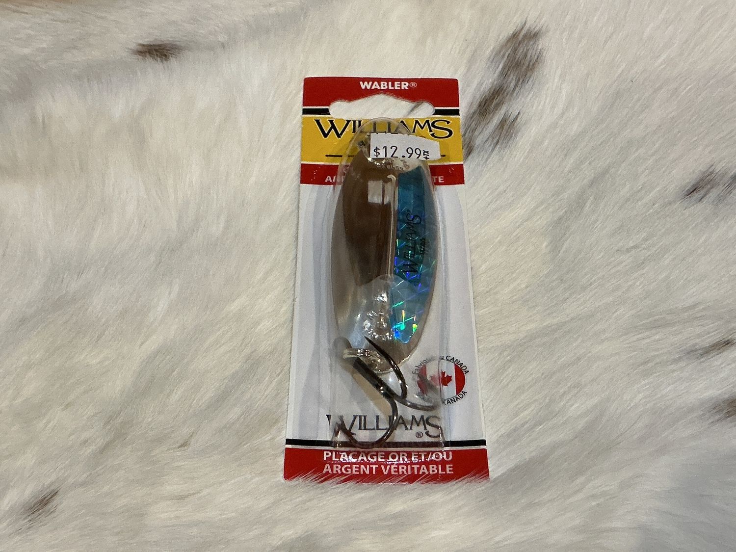 3/4oz Williams Wabler, Colour: Blue/Silver