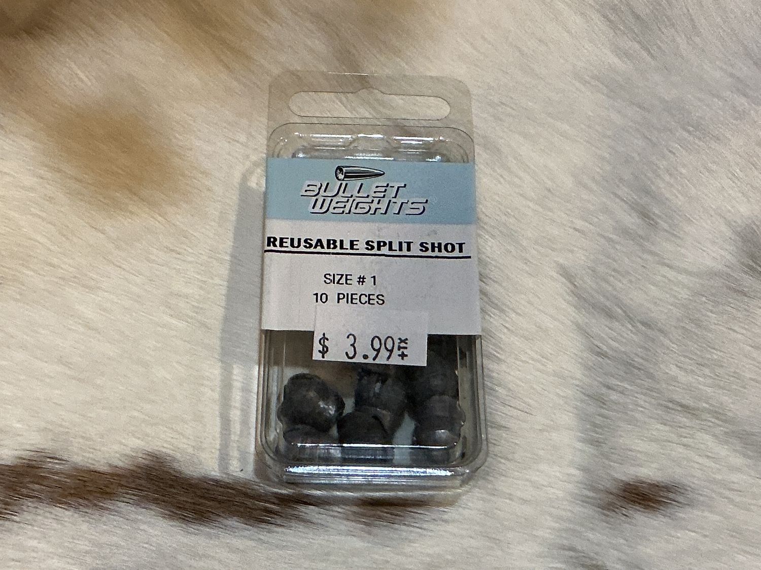 Bullet Weights Reusable Split Shot, Size: #1 -10ct