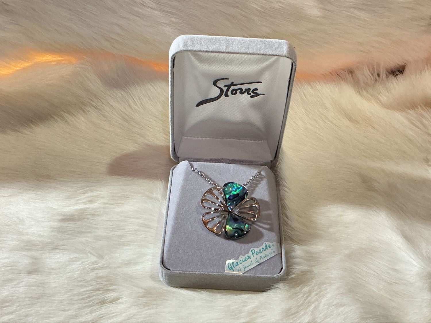 Glacier Pearle Blossom Necklace